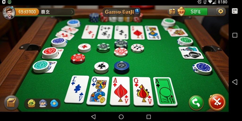 Tampilan seru dari gameplay Gaple di 8180.