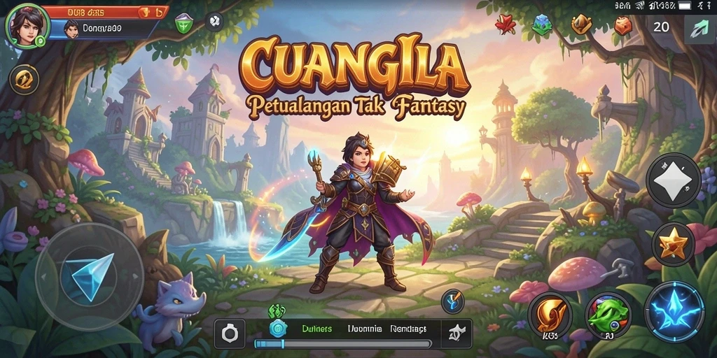 Tangkapan layar menampilkan aksi seru dalam gameplay CUANGILA.