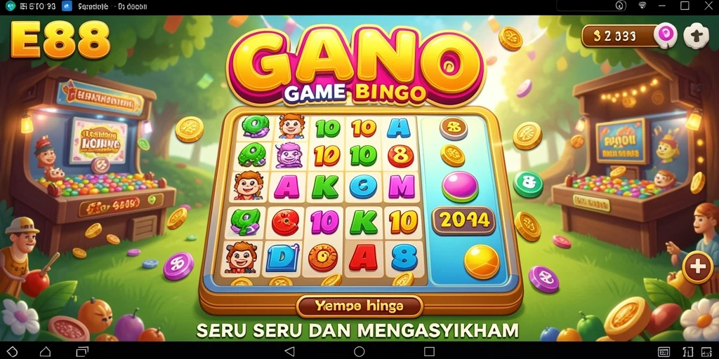 Tampilan gameplay E88 yang seru dalam permainan Bingo.