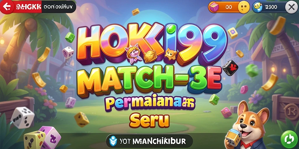 Gameplay seru HOKI99 dengan mekanisme Match-3 yang menantang.