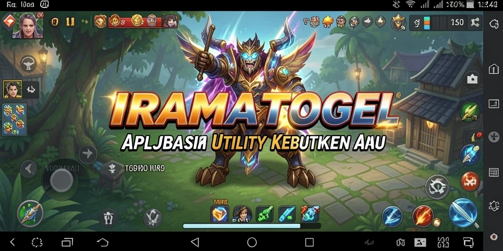 Tampilan antarmuka pengguna IRAMATOGEL yang ramah dan intuitif.
