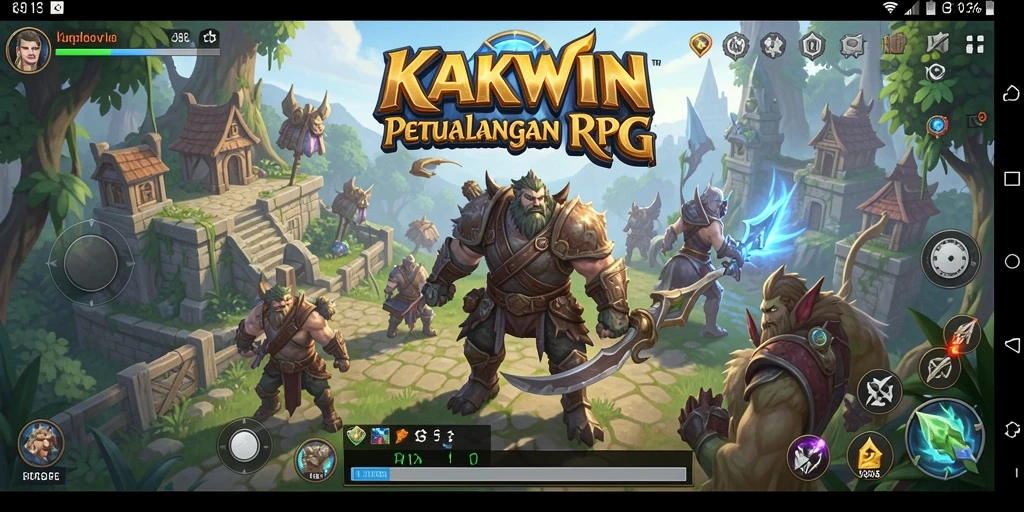 Tampilan gameplay KAKWIN yang mendebarkan dan penuh petualangan.