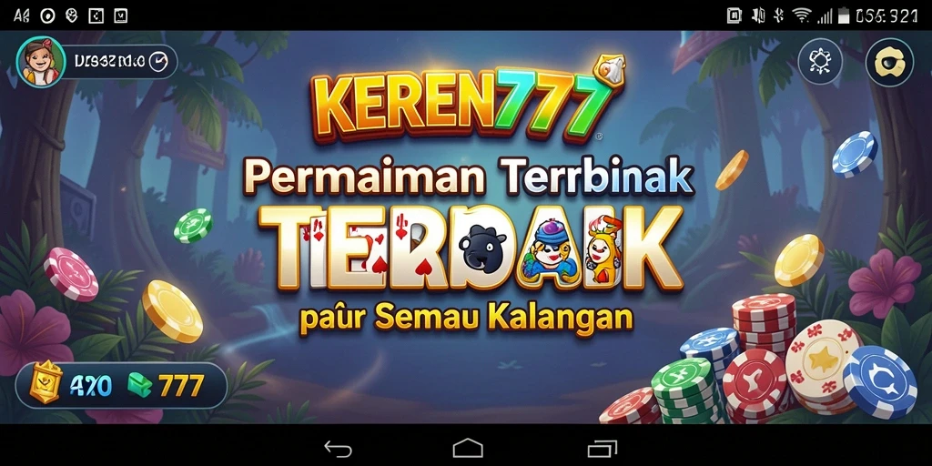 Tampilan menarik dari game Domino KEREN777 dengan gameplay seru.