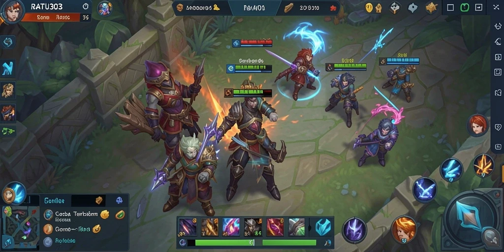 Tampilan gameplay seru dan menarik dari RATU303.
